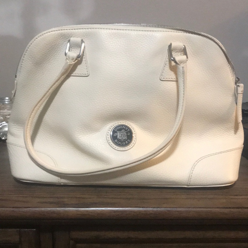Dooney and Bourke Domed pebble leather satchel